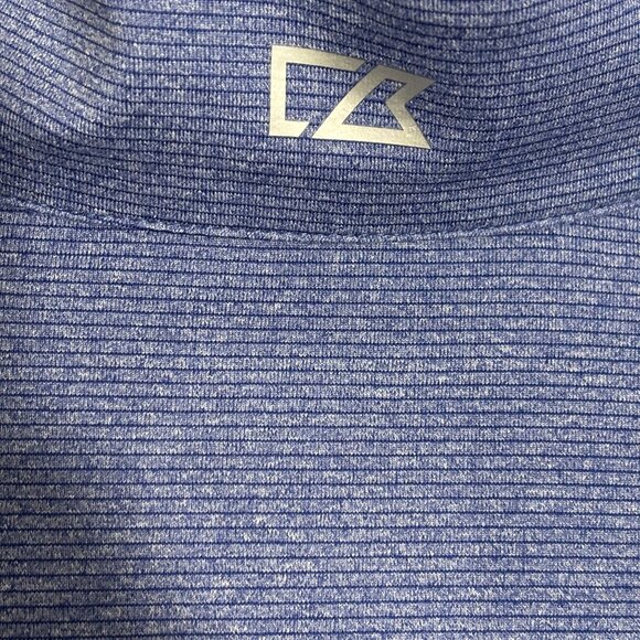 Cutter & Buck Mens XXL Blue 1/4 Zip Pullover CB DryTec 50+ Moisture-Wicking - Picture 5 of 13